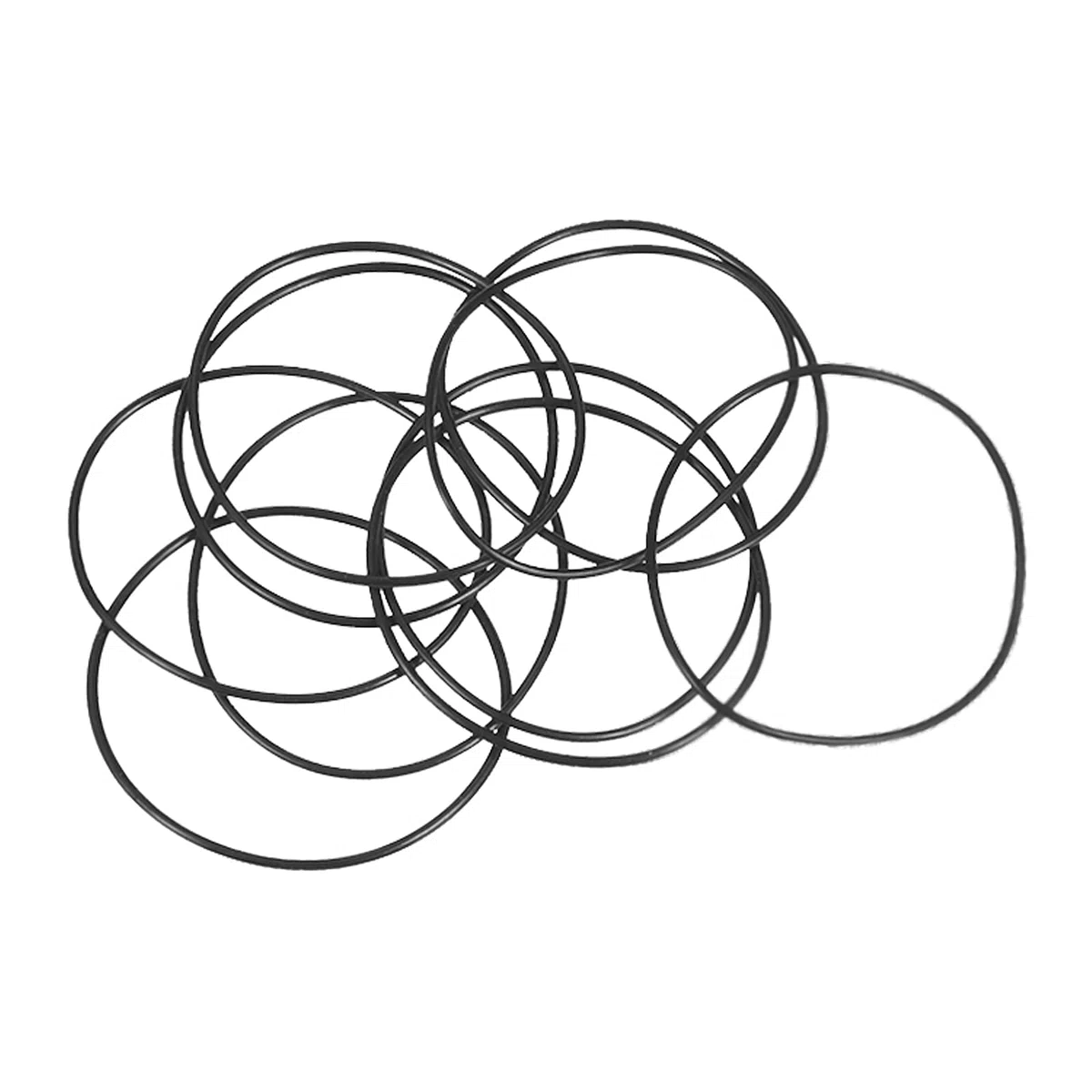 QUARKZMAN Nitrile Gomma O-Ring 40mm x 38mm x 1mm Guarnizioni di Tenuta Anelli Rubinetti Rotondo Guarnizione Rondella per Rubinetto Idraulica Riparazione Sigillatura Connessione, 10 Pezzi