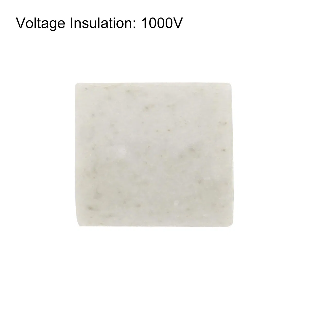 QUARKZMAN 10pz Tubo Ceramico Isolato da 2mm per Fascio di Fili Elettronici Protezione Isolante Termica a Singolo Foro, 4mm x 5mm