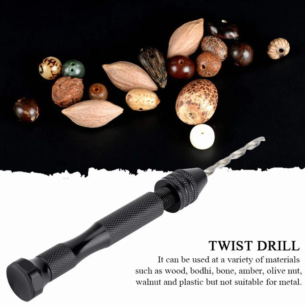 Punta Rotante a Mano, Mini Tornito per Legno, Girevole Manuale