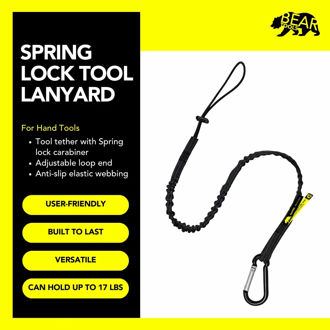 BearTOOLS - Cordino per attrezzi (nero 0911S)