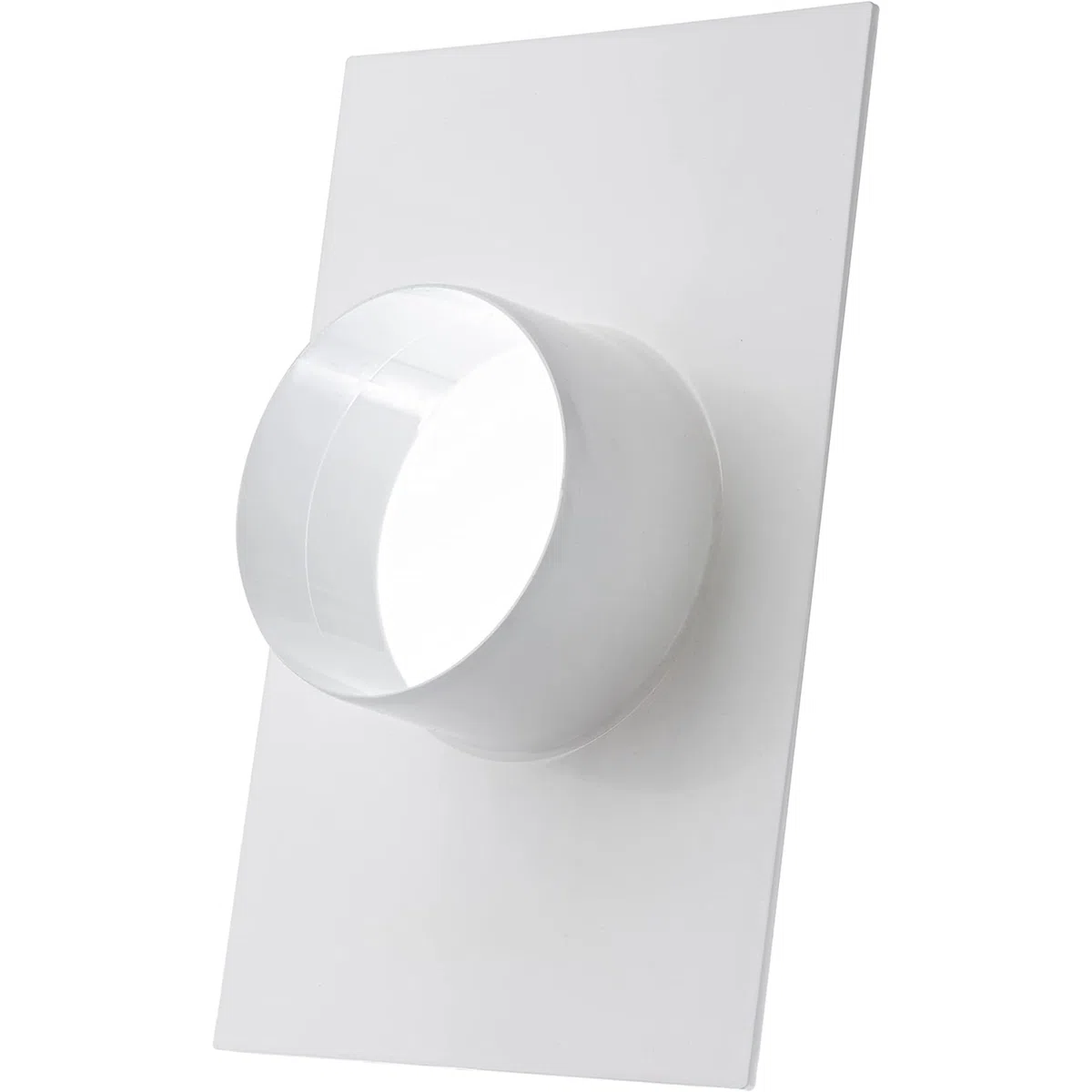 Ø 100mm Collegamento a Parete con Flangia - Raccordo per Tubi di Ventilazione