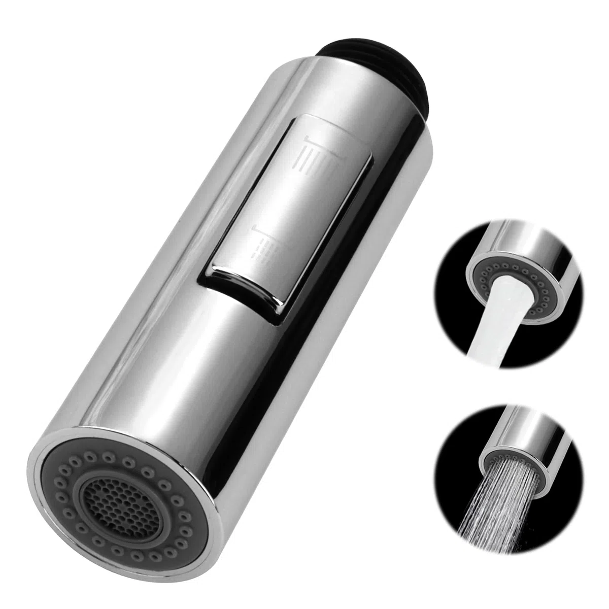Doccetta per Lavandino Cucina, 2 Modalità, Spruzzatore Estraibile, Soffione Doccia di Ricambio in Plastica per Cucina e Bagno, Doccetta per Lavandino, Rompigetto Cucina