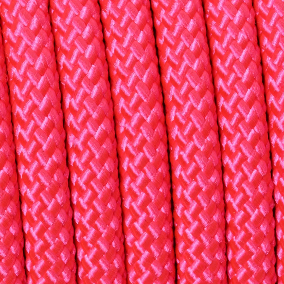 Corderie Italiane 006103196 Doppia treccia skipper alta tenacità, rosa flu, 6 mm - 10 metri