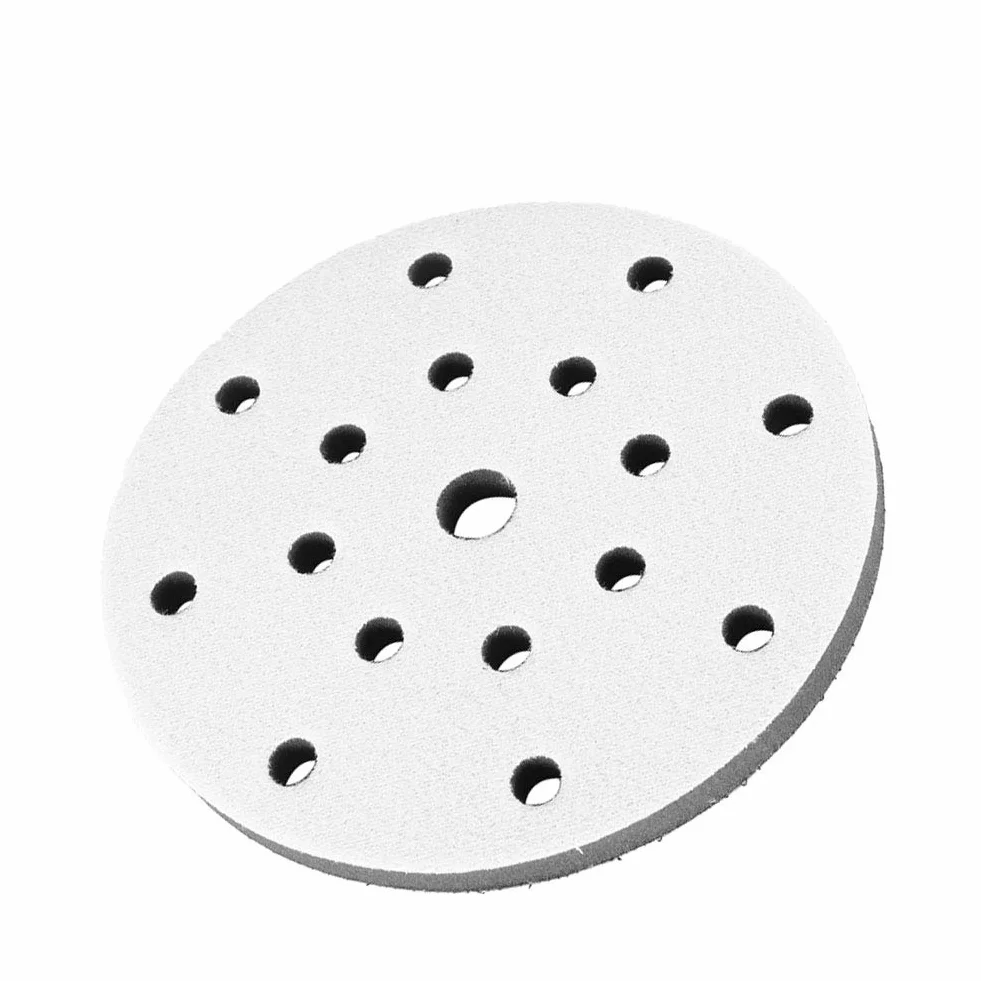 Platorello morbido per levigatura, tampone per cuscino interfaccia spugna con tampone morbido diametro per platorelli 150 mm(17 holes)