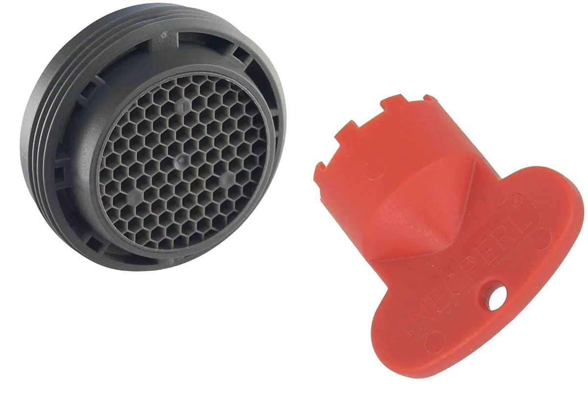 KIT FILTRINO + CHIAVE ROMPIGETTO AERATORE RUBINETTO MISCELATORE UNIVERSALE A SCOMPARSA M24