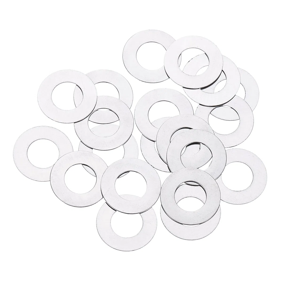 QUARKZMAN M6 Rondelle Piatte in Acciaio Inossidabile 304 Inox, 6x12x0,2mm Distanziatori Piatti Ultra Sottili per Viti Bullone, Riparazioni Elettroniche, Automobilistiche, 50 Pezzi