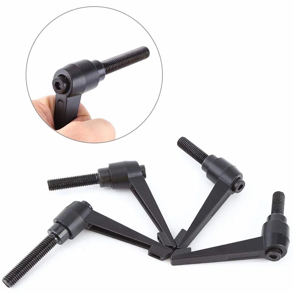 Walfront M10 x 30mm Filettatura Maschio Leva di Bloccaggio Della Maniglia Regolabile con Perno (M10*30)
