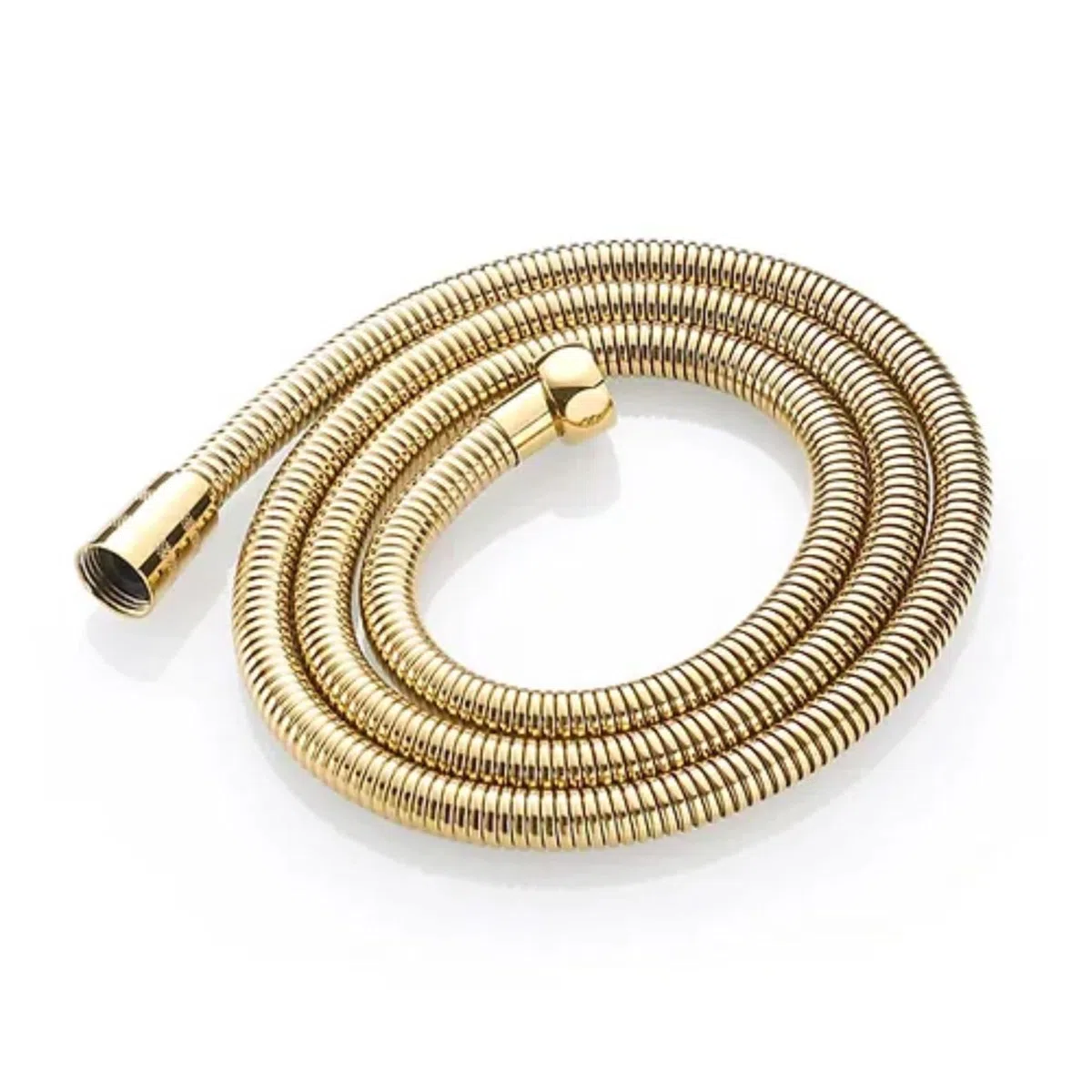 Tubo flessibile per doccia a mano in acciaio inox dorato, 1,2 m, durevole, resistente alla corrosione, con lussuosa finitura dorata per un elegante aggiornamento del bagno