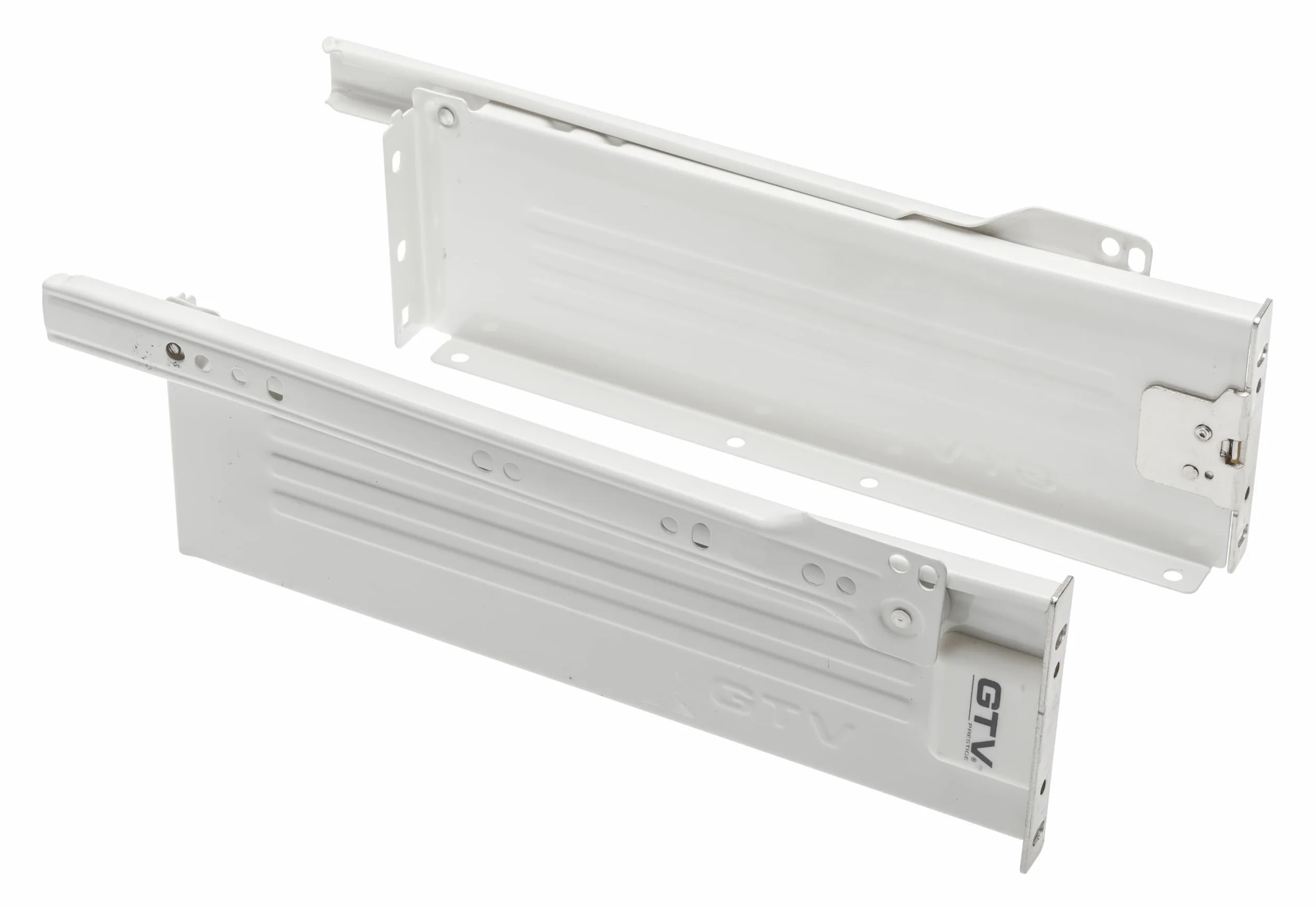 GTV, Metalbox Prestige - Sistema di cassetti, 118 x 450 mm, colore: bianco