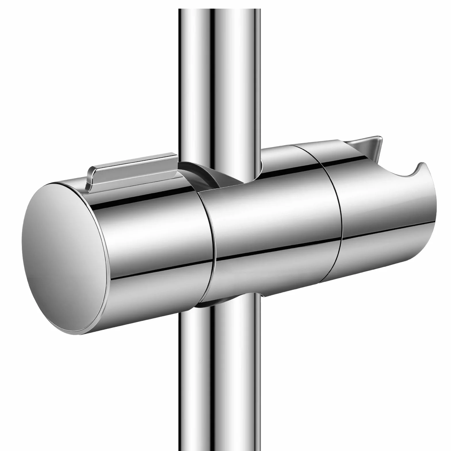 URAQT Universale Supporto Soffione Doccia, Supporto Doccia Regolabile a 360°, Rimovibile Supportos per Doccias Adatto per Asta Doccia da Diametro 18-25 mm, Universale Doccias Supportos Accessori Bagno
