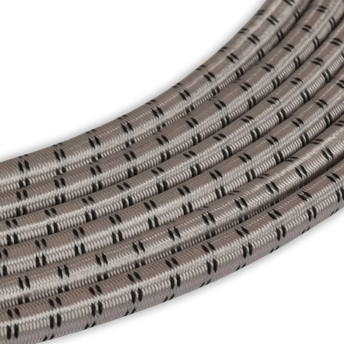 Corderie Italiane 006003656 Treccia elastica grigio perla 8 mm - 5 mt