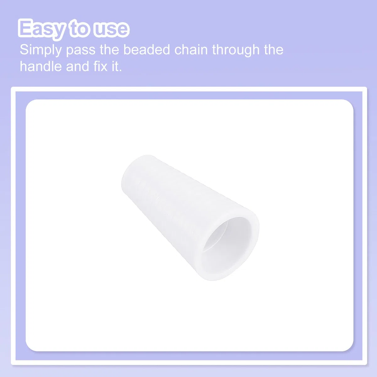QUARKZMAN 20Pcs Pomelli Per Cordone, 19mm Nappe Per Tende Cieche Pomelli In Plastica Per Cordone Pendenti Per Tende Cieche Tapparelle Persiane, Bianco