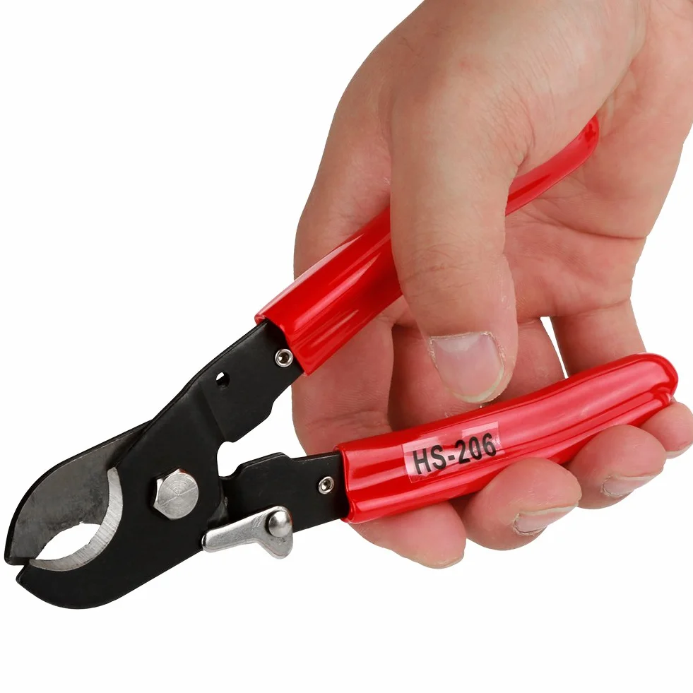 Tronchese 165 mm, Utensile per il taglio del filo del tronchese per cavi in rame in alluminio tagliato fino a 35mm² HS-206