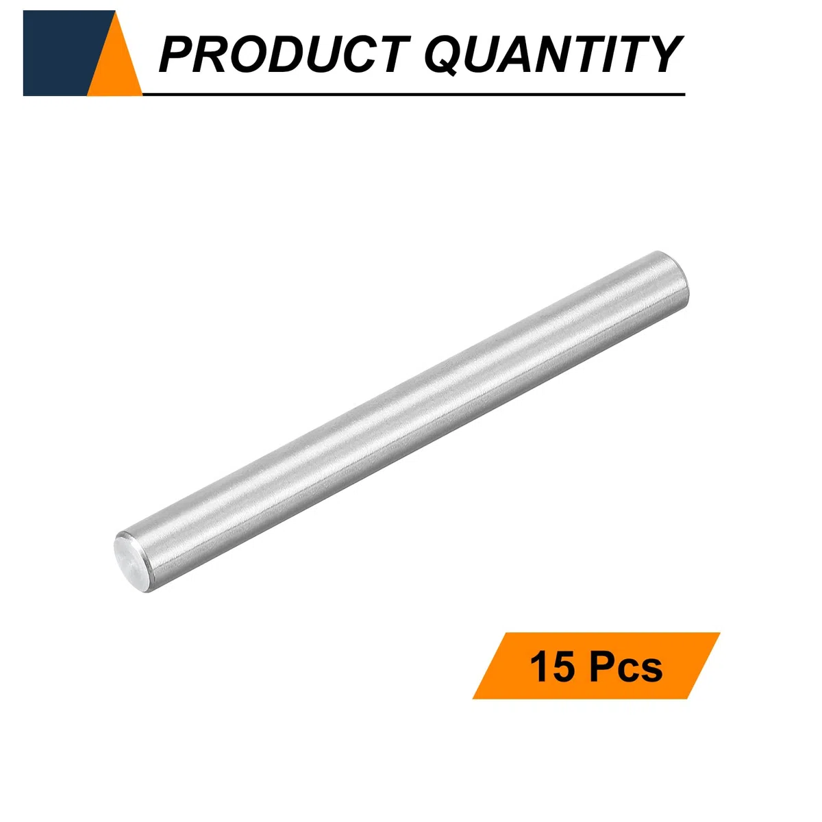 QUARKZMAN 15 Pezzi Spinotti M5 (5mm) X 60mm 304 Acciaio Inossidabile Supporti Mensola Cilindrici Elementi Di Fissaggio Per Dispositivi Metallici Mobili In Legno Colore Argento