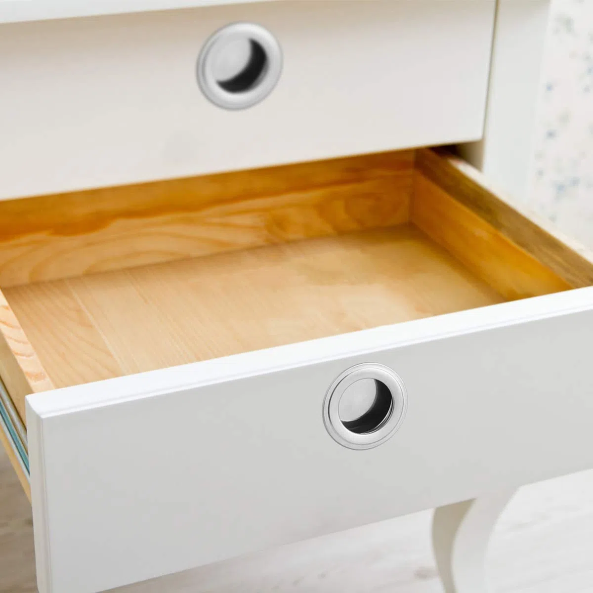 DOITOOL Maniglie Acciaio Incasso : Maniglia Incasso Rotonda in Acciaio Inossidabile 35mm per Porta Scorrevole Armadi E Cassetti - Tira Nascosta a Filo per Mobili Da Cucina E Camera