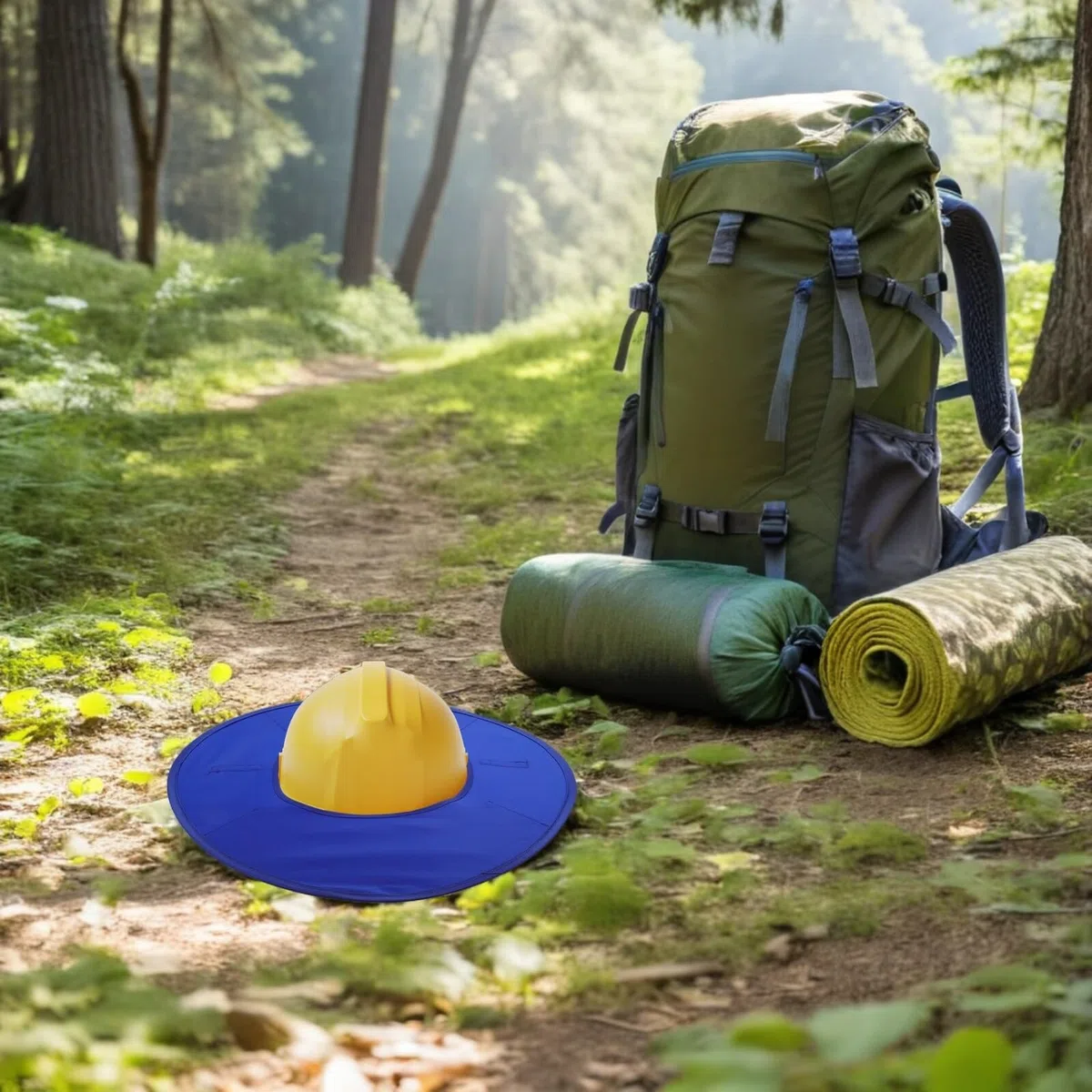 Gatuida Visiera Parasole Ampia per Casco Rigido Protezione UV e Visibilità Migliorata per Uso Esterno