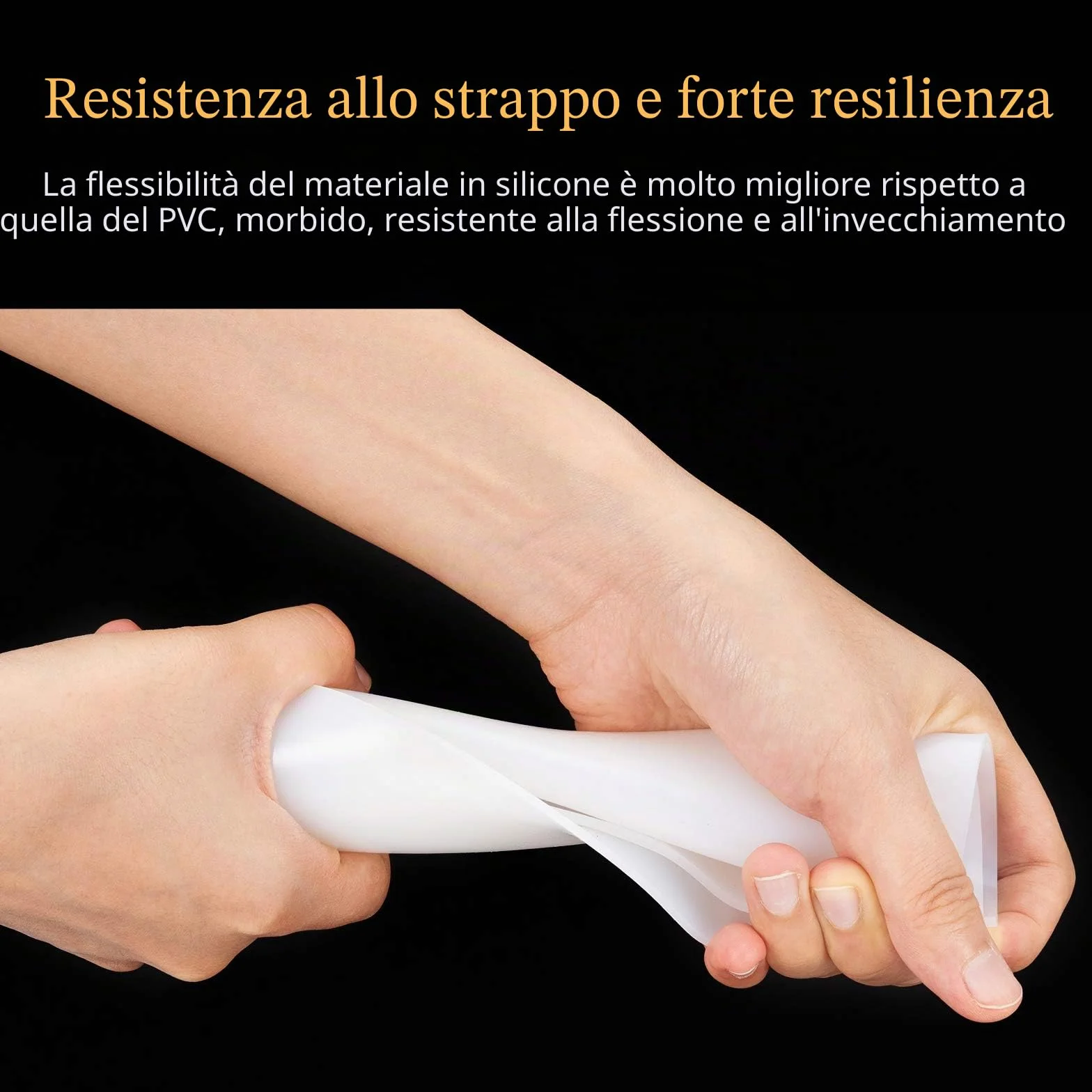 BENECREAT 2PCS Lastra in Gomma Siliconica Bianca 200x200x2mm Guarnizione Resistente alle Alte Temperature