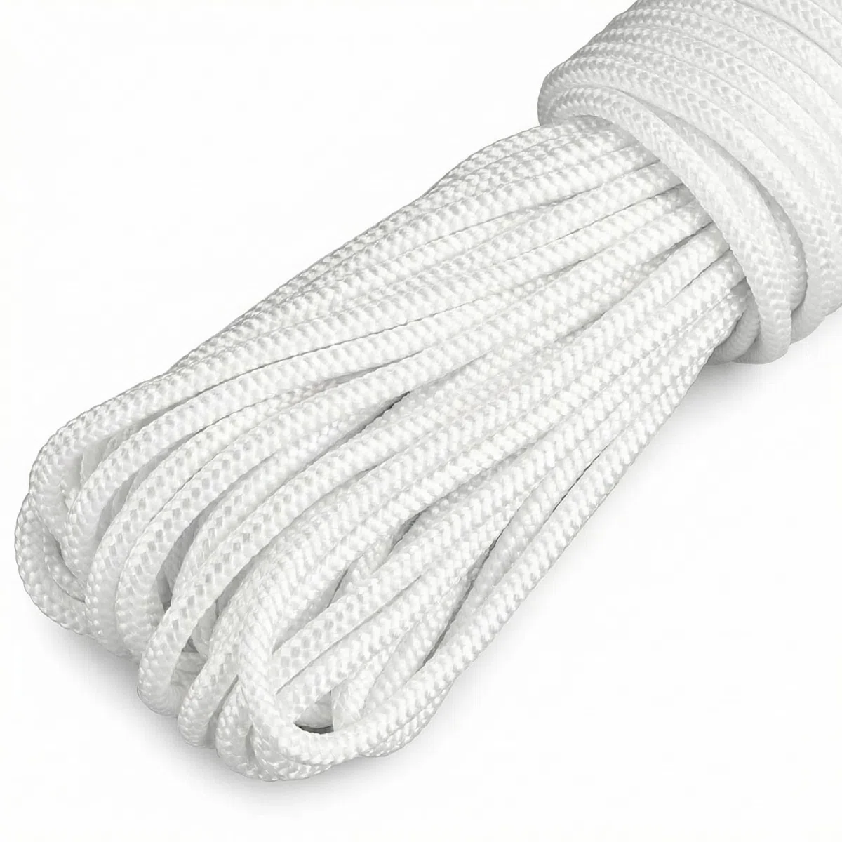 QWORK® Paracord da Corda Nylon - 4mm x 20m - Multiuso per Attività All'aperto