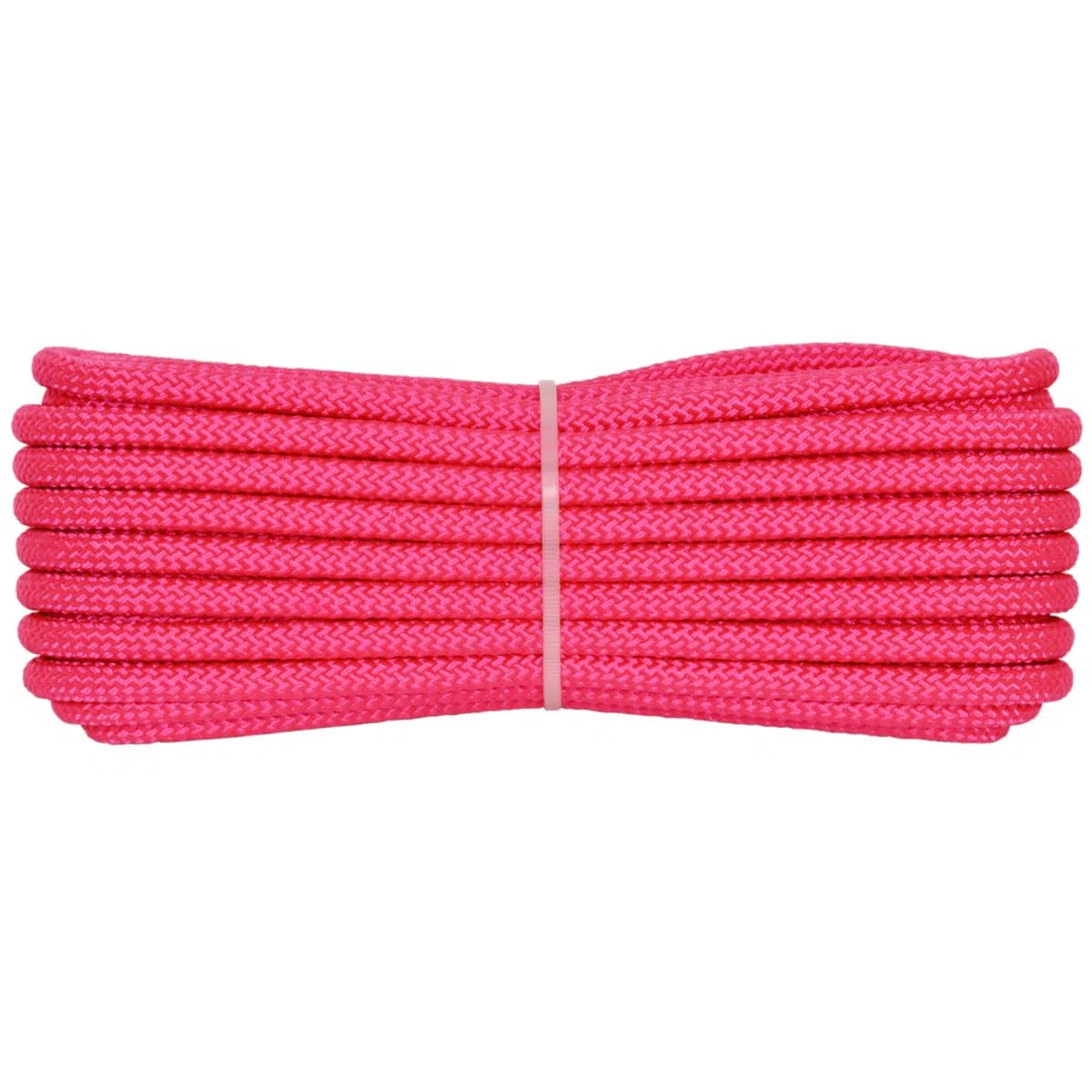 Corderie Italiane 006103196 Doppia treccia skipper alta tenacità, rosa flu, 6 mm - 10 metri