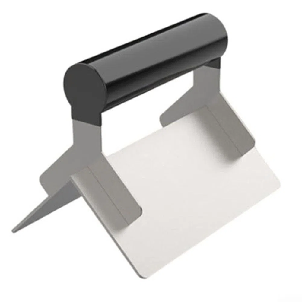 Cazzuola angolare, confezione da 2 attrezzi per angoli per cartongesso in acciaio inox, per finitura esterna e interna in calcestruzzo, bordo liscio con manico ergonomico, muratori professionali e