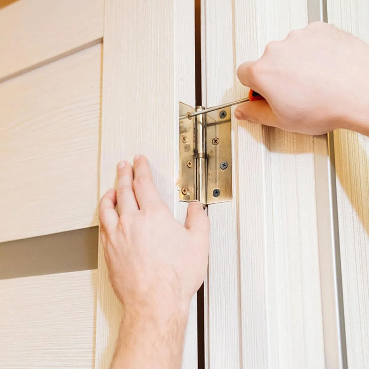 304 cerniere in acciaio inox, 4 pezzi, cerniera pieghevole in acciaio inox, 75 x 100 mm, cerniera per porta ad alte prestazioni con 32 viti, può essere utilizzata in interni ed esterni di porte