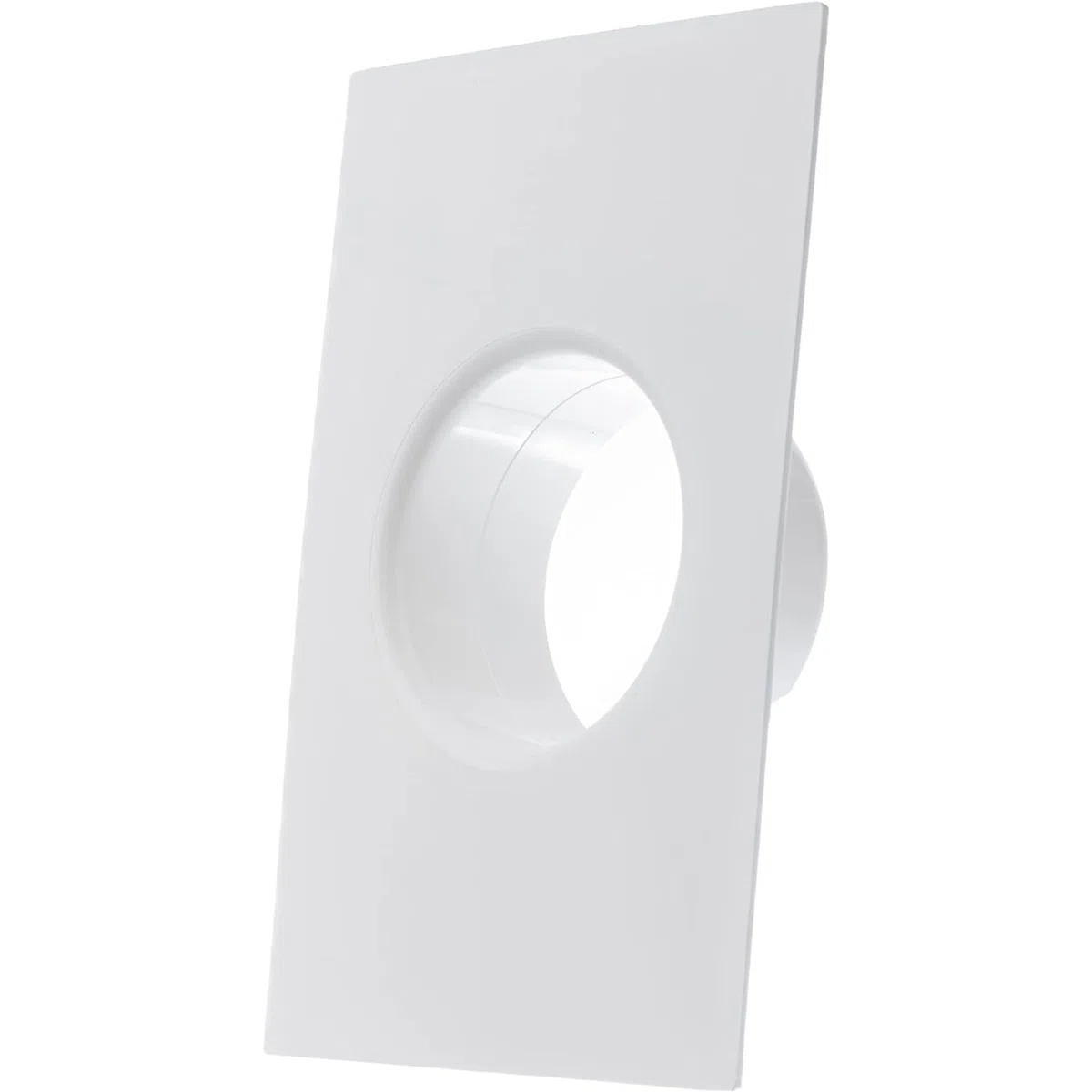 Ø 100mm Collegamento a Parete con Flangia - Raccordo per Tubi di Ventilazione