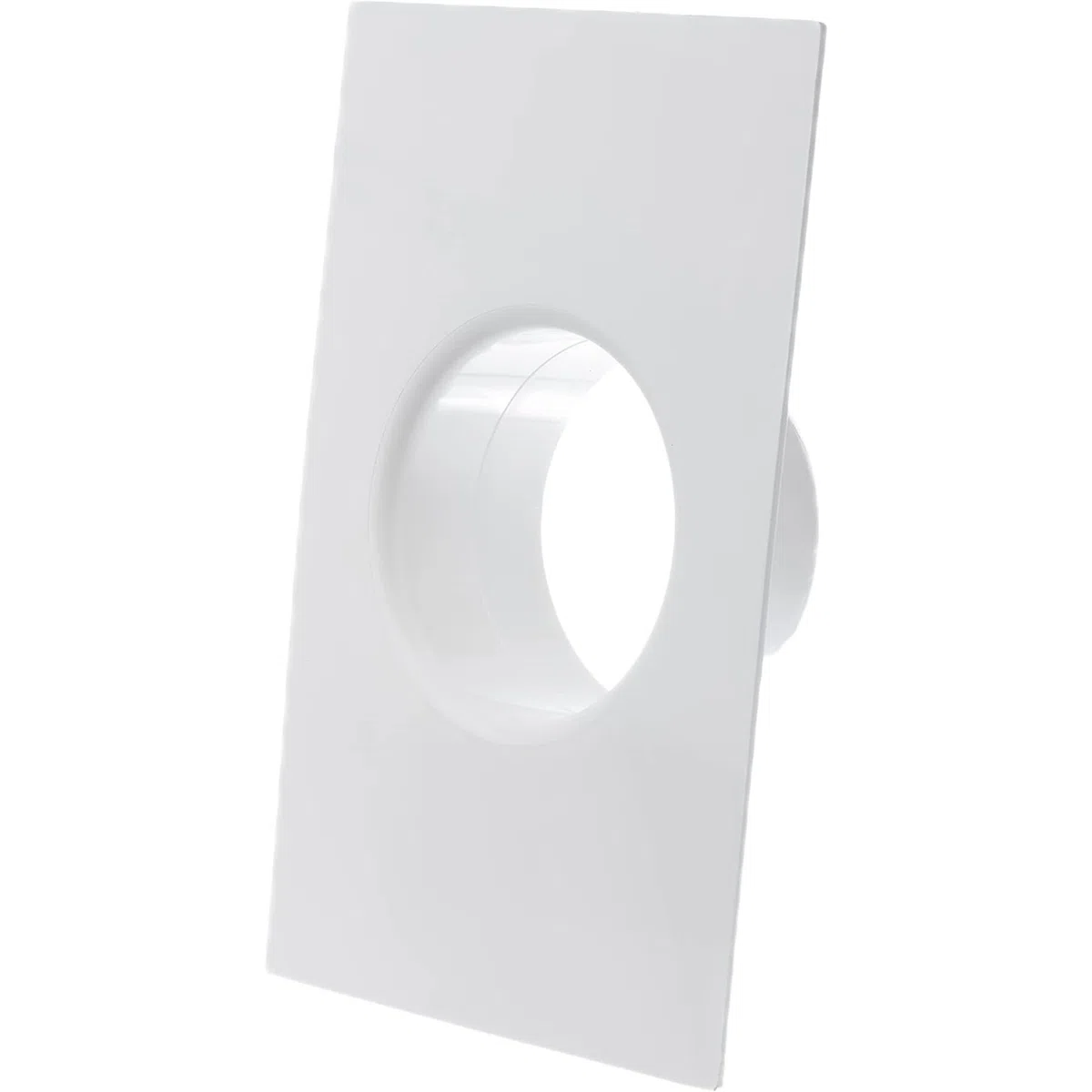 Ø 100mm Collegamento a Parete con Flangia - Raccordo per Tubi di Ventilazione