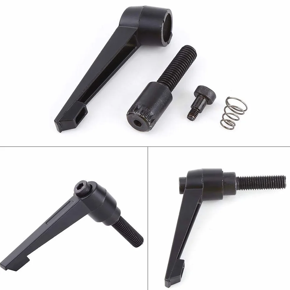 Walfront M10 x 30mm Filettatura Maschio Leva di Bloccaggio Della Maniglia Regolabile con Perno (M10*30)