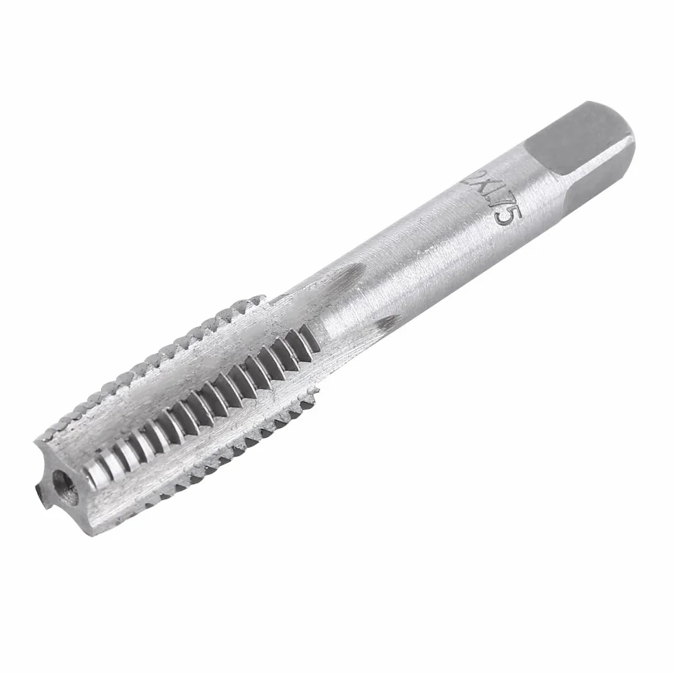Aramox Rubinetto a Vite, 7 Pezzi Utensile per maschiatura in Acciaio per Cuscinetti con Filettatura metrica M3, M4, M5, M6, M8, M10, M12
