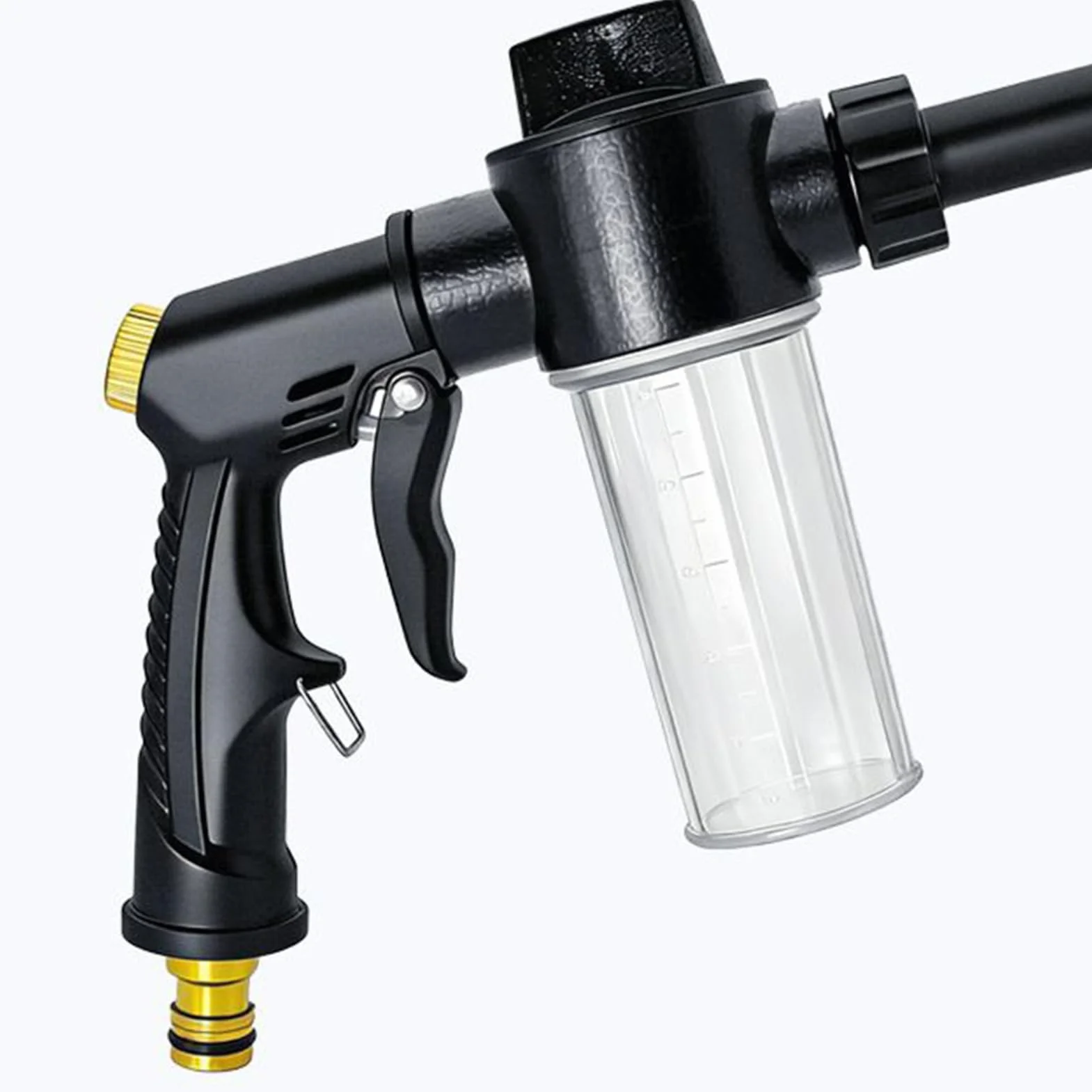 Pistola Per Schiuma, Pistola Per Lavaggio Auto Con Getto Di Schiuma Regolabile Per Auto, Include Dispenser Di Sapone, Per Pulizia Moto Camion Giardino Pannelli Per Animali Domesti