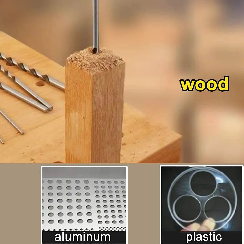 6mm HSS Extra Long 200mm Twist Drill Bit Codolo cilindrico conico per acciaio legato in lega di alluminio Codolo cilindrico conico per acciaio legato in lega di alluminio