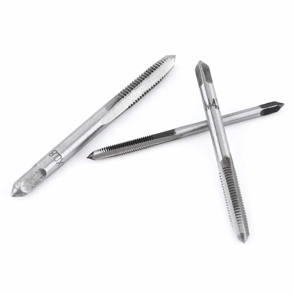 Aramox Rubinetto a Vite, 7 Pezzi Utensile per maschiatura in Acciaio per Cuscinetti con Filettatura metrica M3, M4, M5, M6, M8, M10, M12
