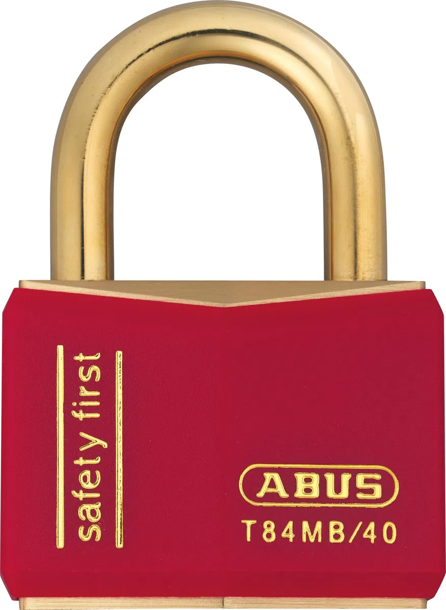 ABUS - Lucchetto T84MB/40 40mm rosso Safety First Stainless - ABUT8440RED