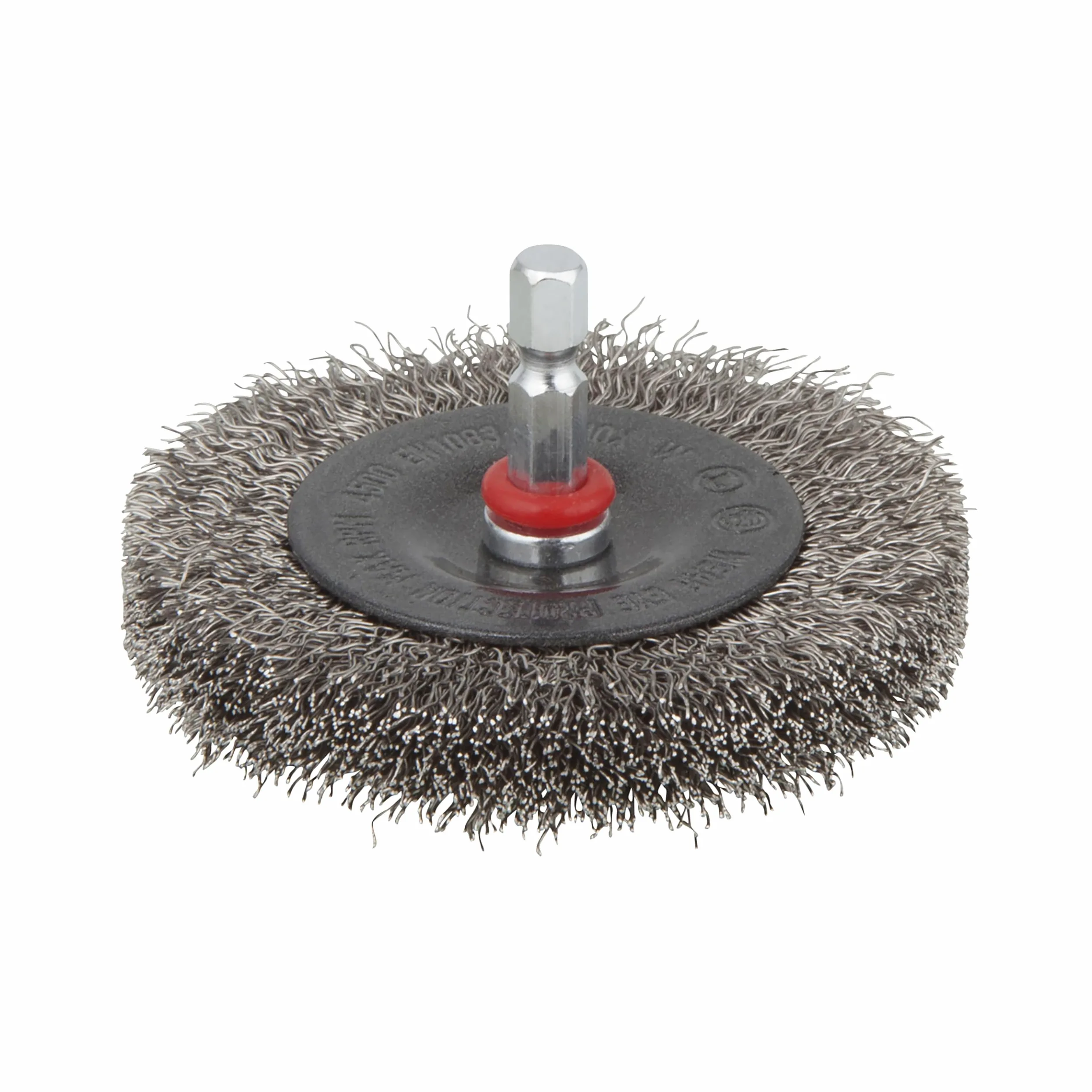 wolfcraft Spazzola a disco con filo di acciaio inossidabile I 2711000