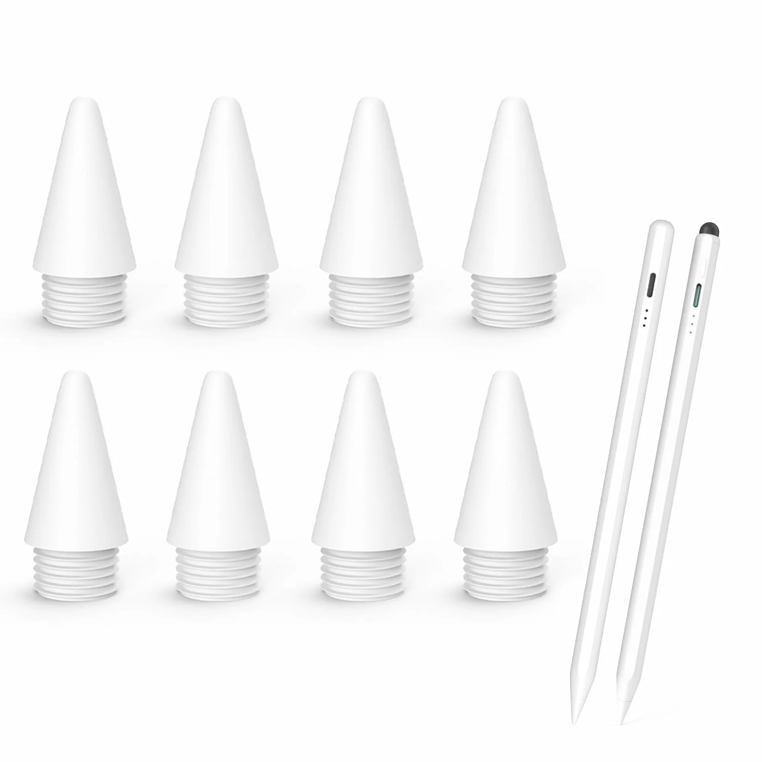 MEKO 8 punte per penna MEKO per i-Pad con ASIN B0C7ZV4BKP, B0CJ4MGDKG,B0D7PQCN5H,B0D7PSJ6FT,B0CLXLXCD6,B0CZMSNGYL