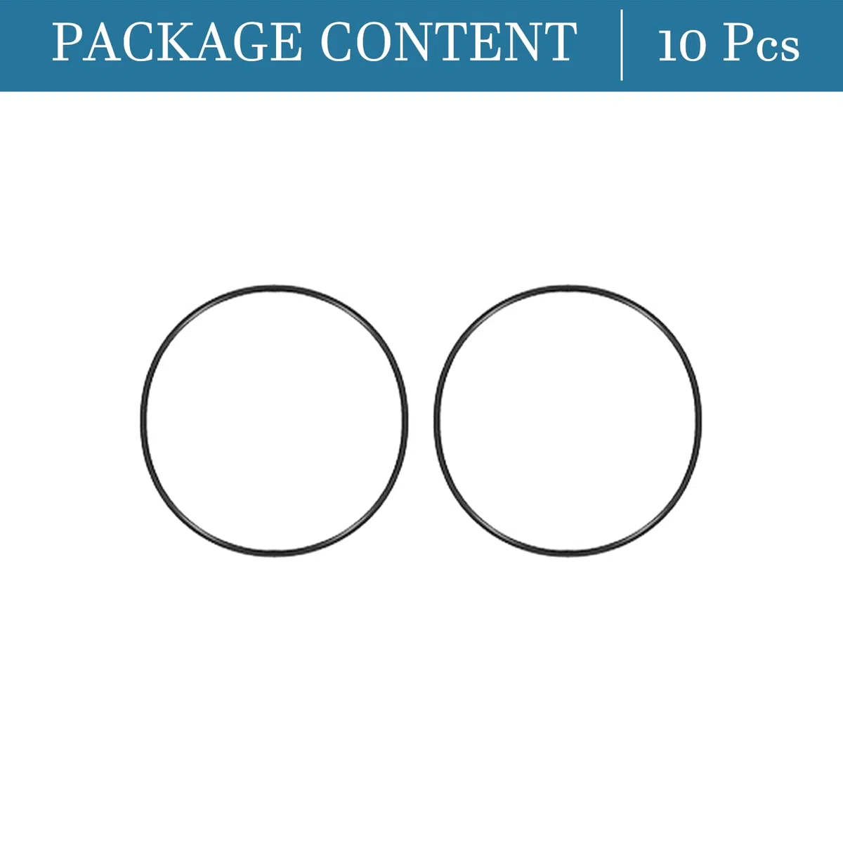 QUARKZMAN Nitrile Gomma O-Ring 40mm x 38mm x 1mm Guarnizioni di Tenuta Anelli Rubinetti Rotondo Guarnizione Rondella per Rubinetto Idraulica Riparazione Sigillatura Connessione, 10 Pezzi