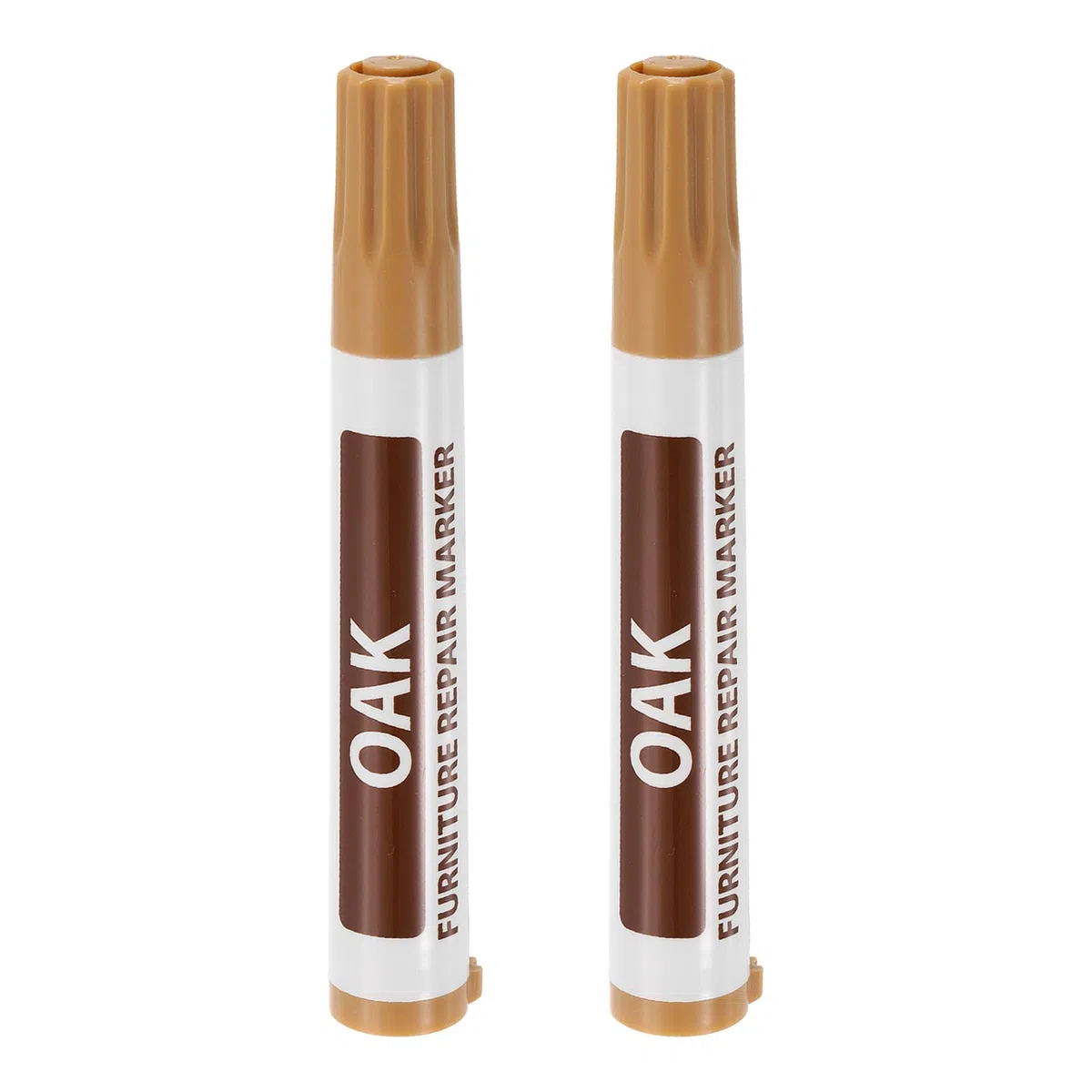QUARKZMAN Pennarelli per Riparazione Mobili in Legno, 2 Pz Rovere Sticks Ritocco Riparazione Graffi, Pennarelli a Base Oleosa per Graffi, Pavimenti in Legno, Tavoli, Armadi, Falegnami