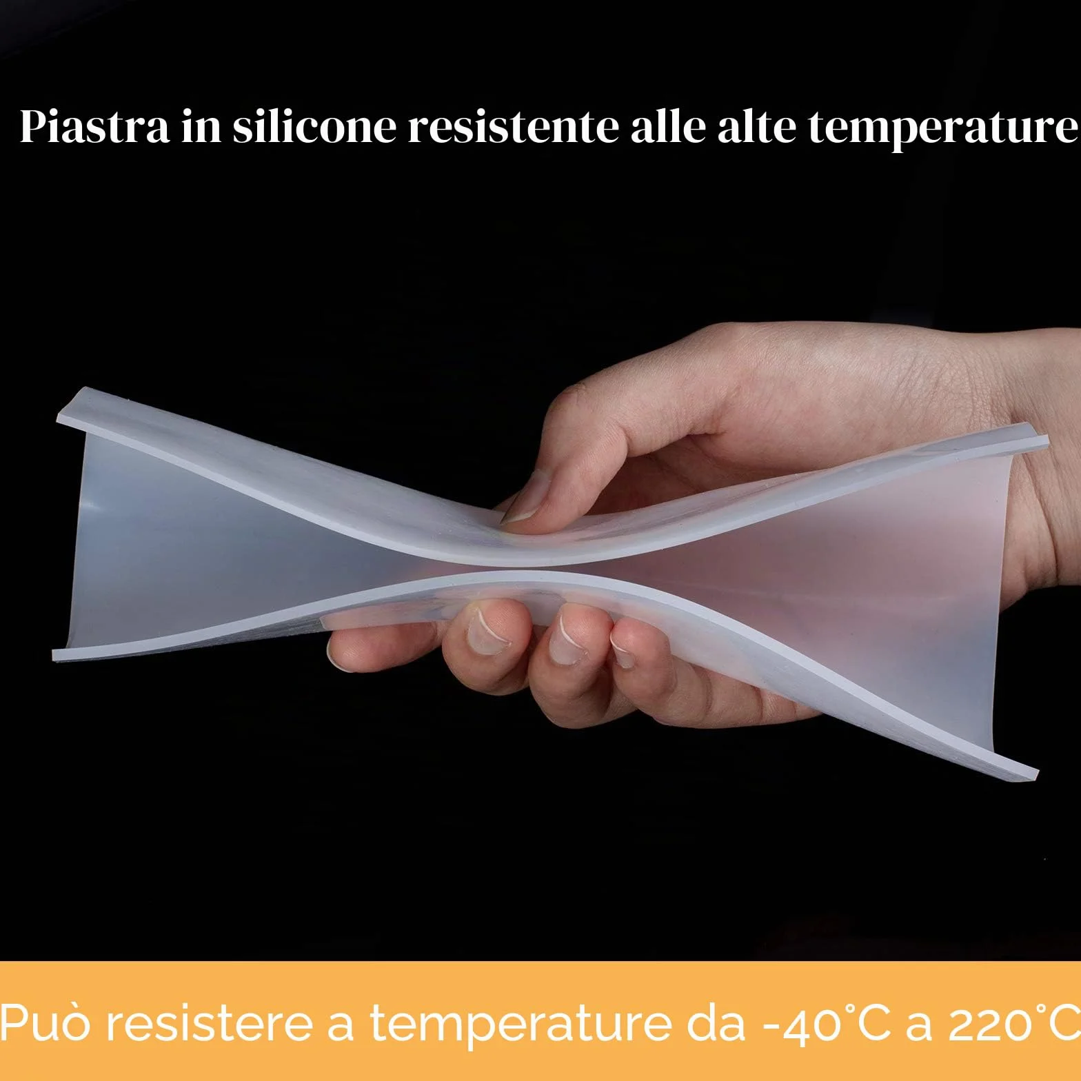 BENECREAT 2PCS Lastra in Gomma Siliconica Bianca 200x200x2mm Guarnizione Resistente alle Alte Temperature