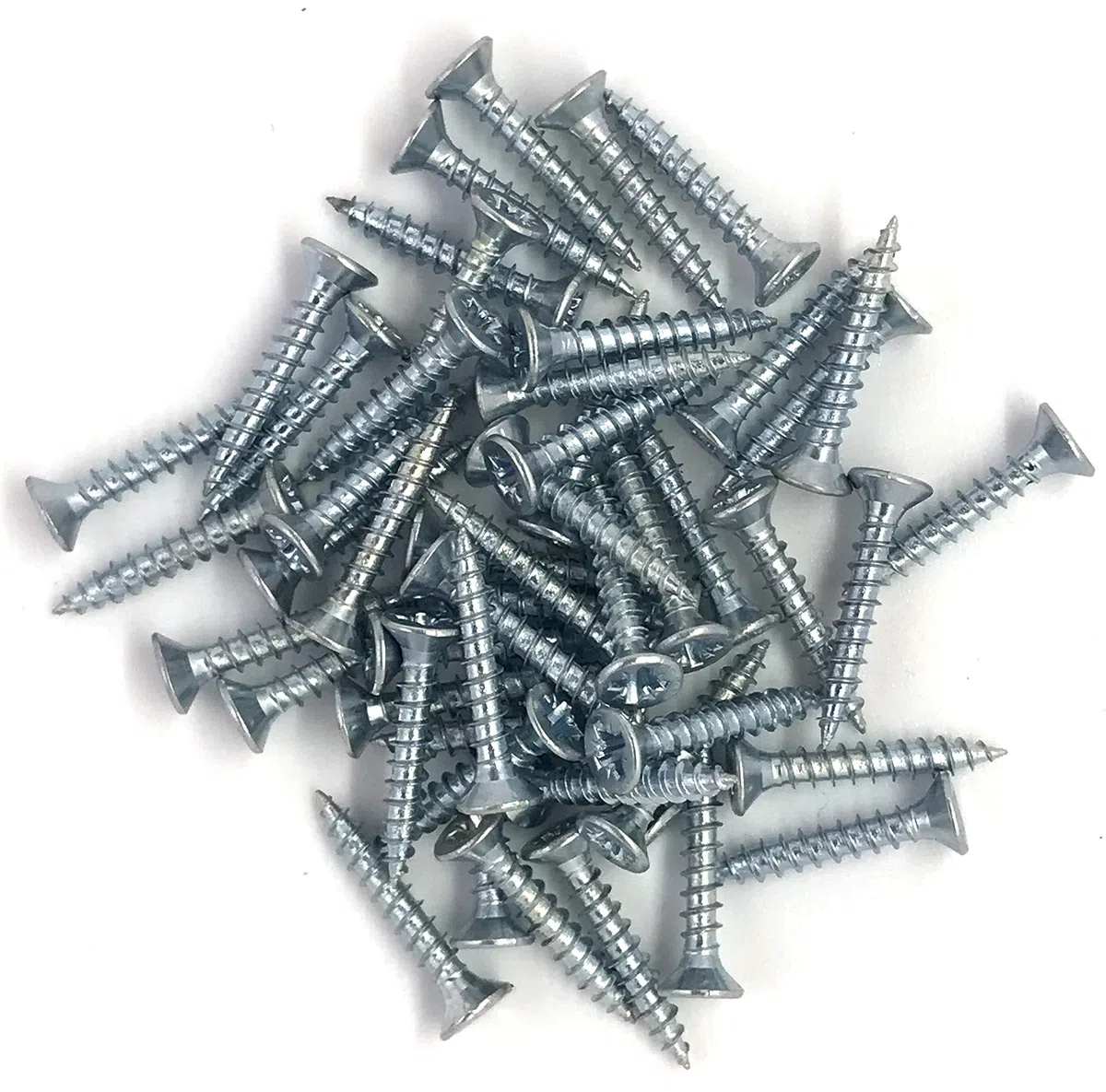 Viti per legno a testa svasata in acciaio, 3 mm x 13 mm, confezione da 20