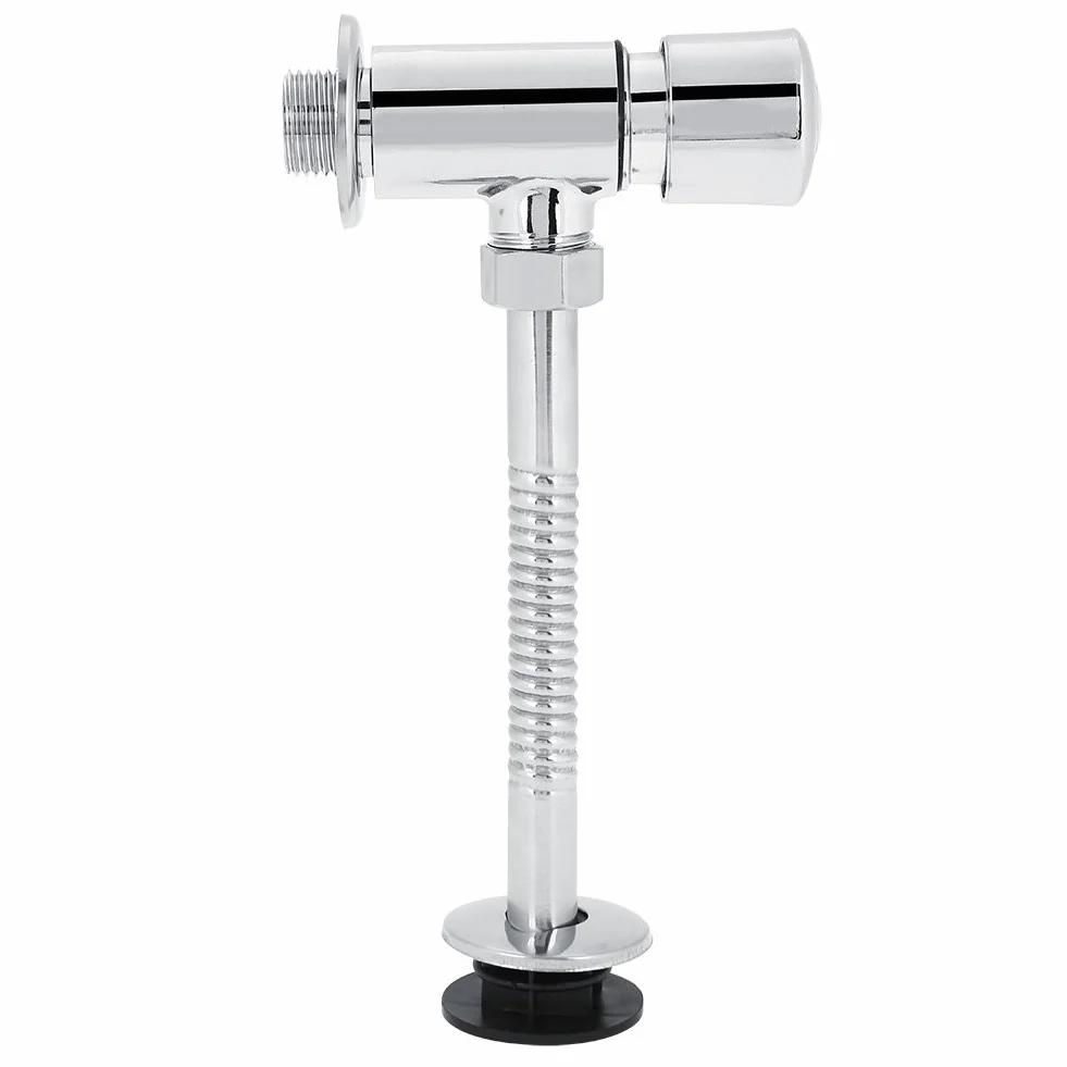 Valvola di Scarico Manuale Flussometro per WC in Lega di Zinco Valvola per Orinatoio Universale per WC per Ufficio Hotel Bagno