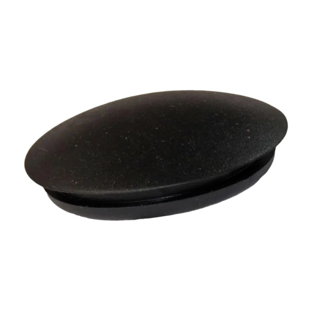 Tappo Copriforo Rotondo in Plastica (PVC), Coperchio di Chiusura Morbido in Gomma, per Fori su Lamiera, Salvadanai ecc - 9 - Nero - 50 pezzi - Plastic Hardware Store