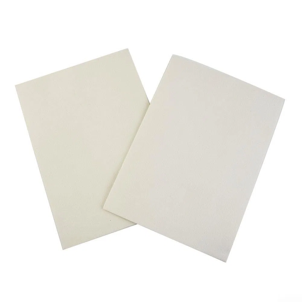 Materiale di tenuta in fibra di ceramica, 155 mm x 297 mm x 3 mm, adatto per alte temperature (2 pezzi)