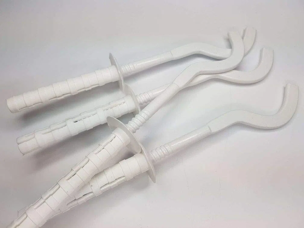 Set di 4 Supporti Universali per Radiatori Bianchi con Kit di Fissaggio Incluso
