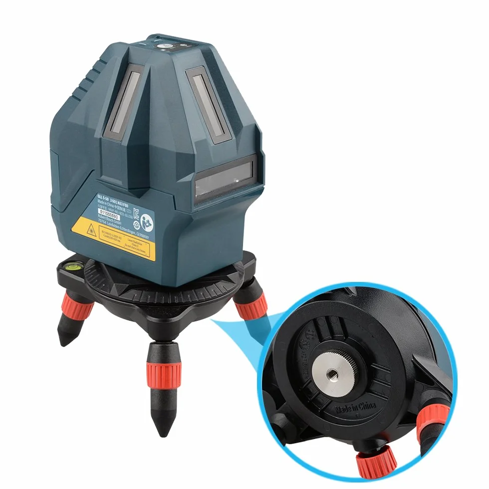 CAMVATE 1/4"-20 5/8"-11 Filettato a vite per Treppiedi e Livella Laser Bosch Compatibile