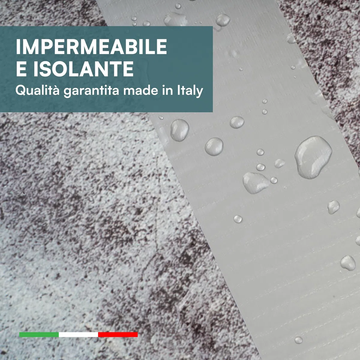 DNK TRADE Nastro Adesivo Telato Americano 50mm x 25m Colore Grigio Isolante e Impermeabile per Riparazioni Professionali e Fai da Te Aderenza Multisuperficie Metallo Plastica e Legno - 2 Rotoli